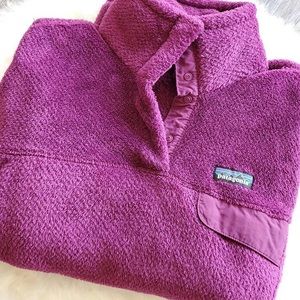 Patagonia Violet Red Re-Tool Snap T Pullover!!